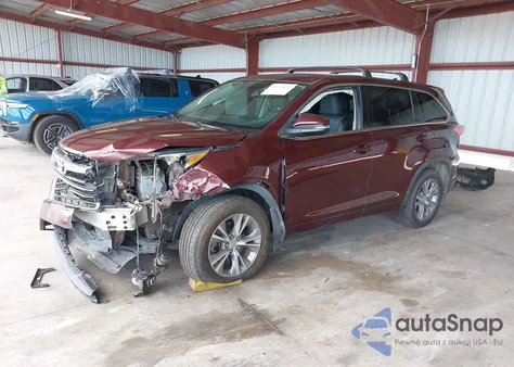 2015 Toyota Highlander Le Plus V6 from USA, damaged, VIN 5TDBKRFH4FS218260